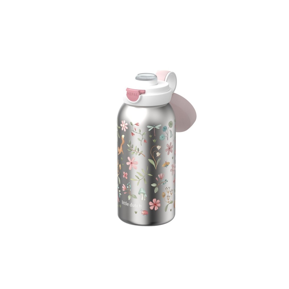 BOTELLA FLIP CAP ACERO FAIRY ROSA 2