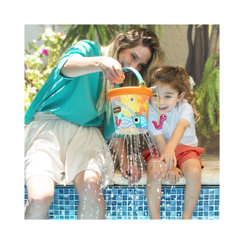 CUBO CON JUEGO DE PESCA