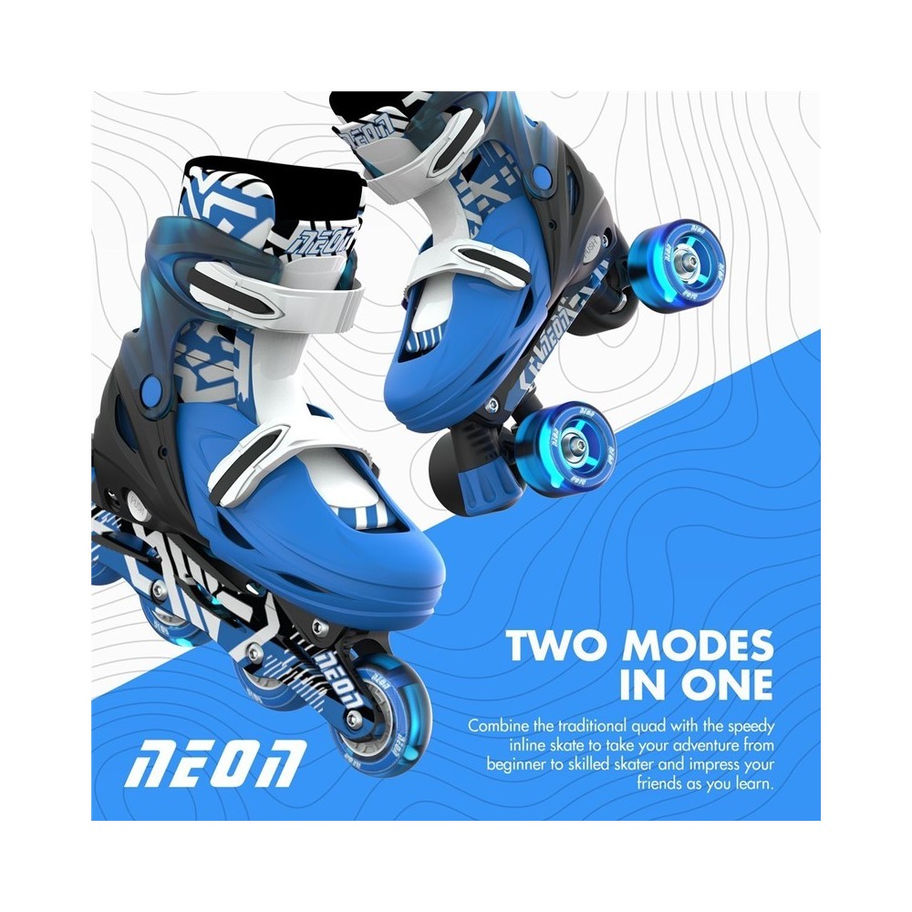 PATINES COMBO NEON GOT 34-37 AZUL MARINO