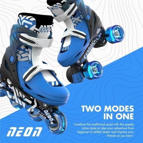 PATINES COMBO NEON GOT 34-37 AZUL MARINO