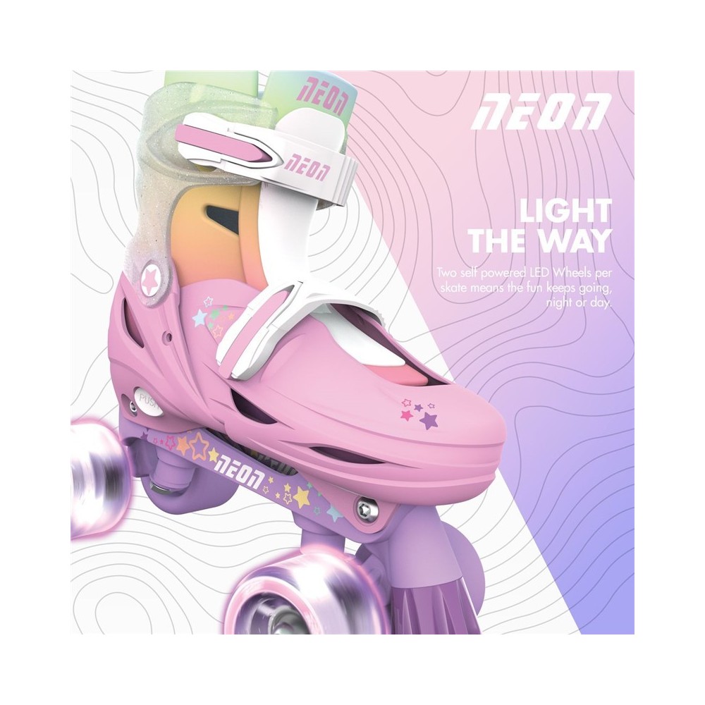 PATINES COMBO NEON RAIN 30-33 ROSA