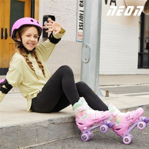 PATINES COMBO NEON RAIN 30-33 ROSA