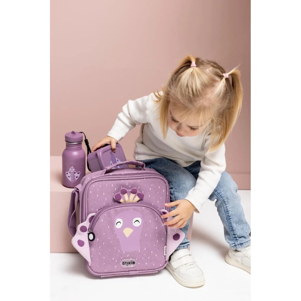 TRIXIE BOTELLA 350ML MRS PEACOK