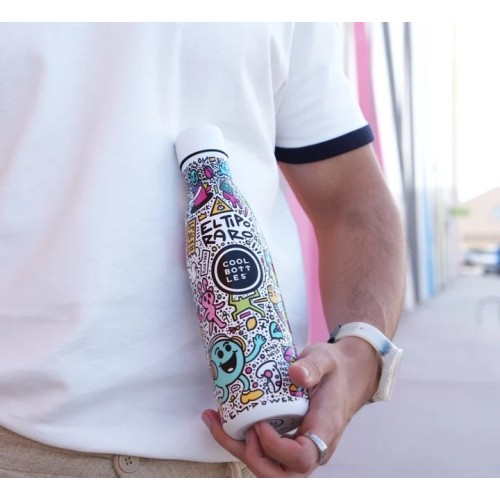 BOTELLA AGUA ILUSTRACIONES 500 POSITIVE REVOLUTION