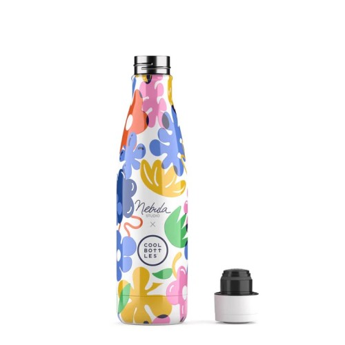 BOTELLA AGUA ILUSTRACIONES 500 NEBULA FLORAL