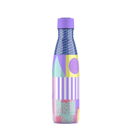 BOTELLA AGUA ILUSTRACIONES 500 BLANCO