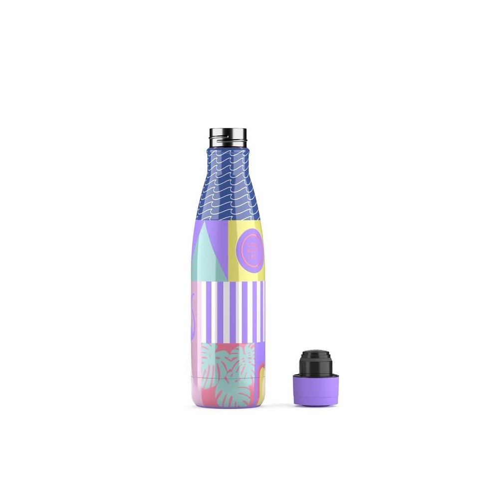 BOTELLA AGUA ILUSTRACIONES 500 BLANCO