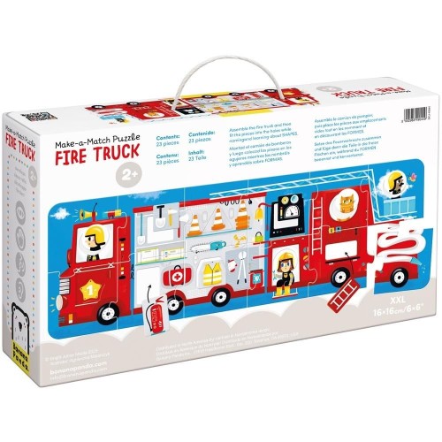 MAKE A MACH PUZLE FIRE TRUCK +2