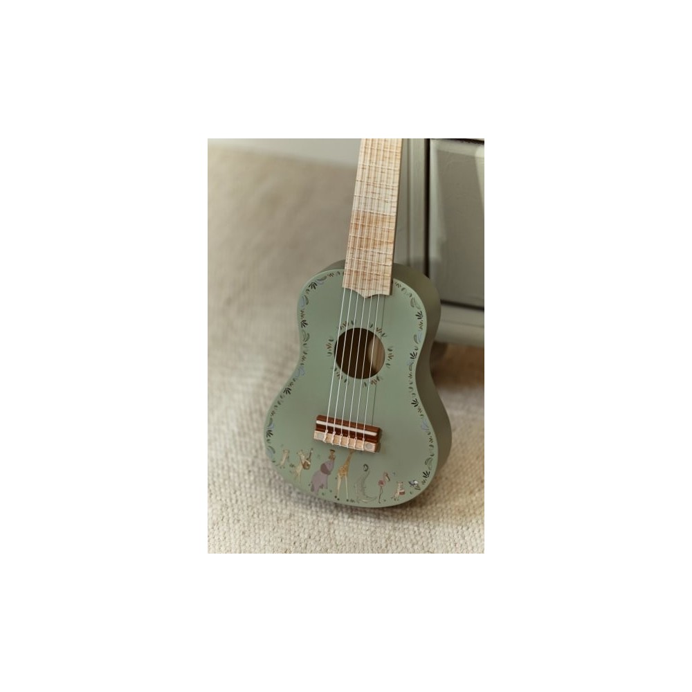 GUITARRA DE MADERA VERDE FSC