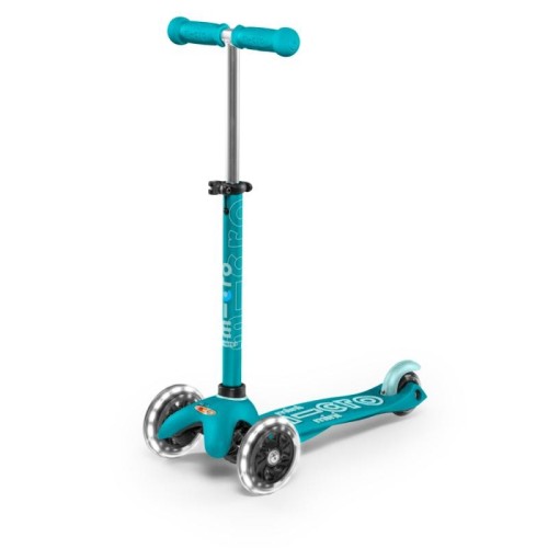 MINI MICRO DELUXE LED PATINETA AQUA