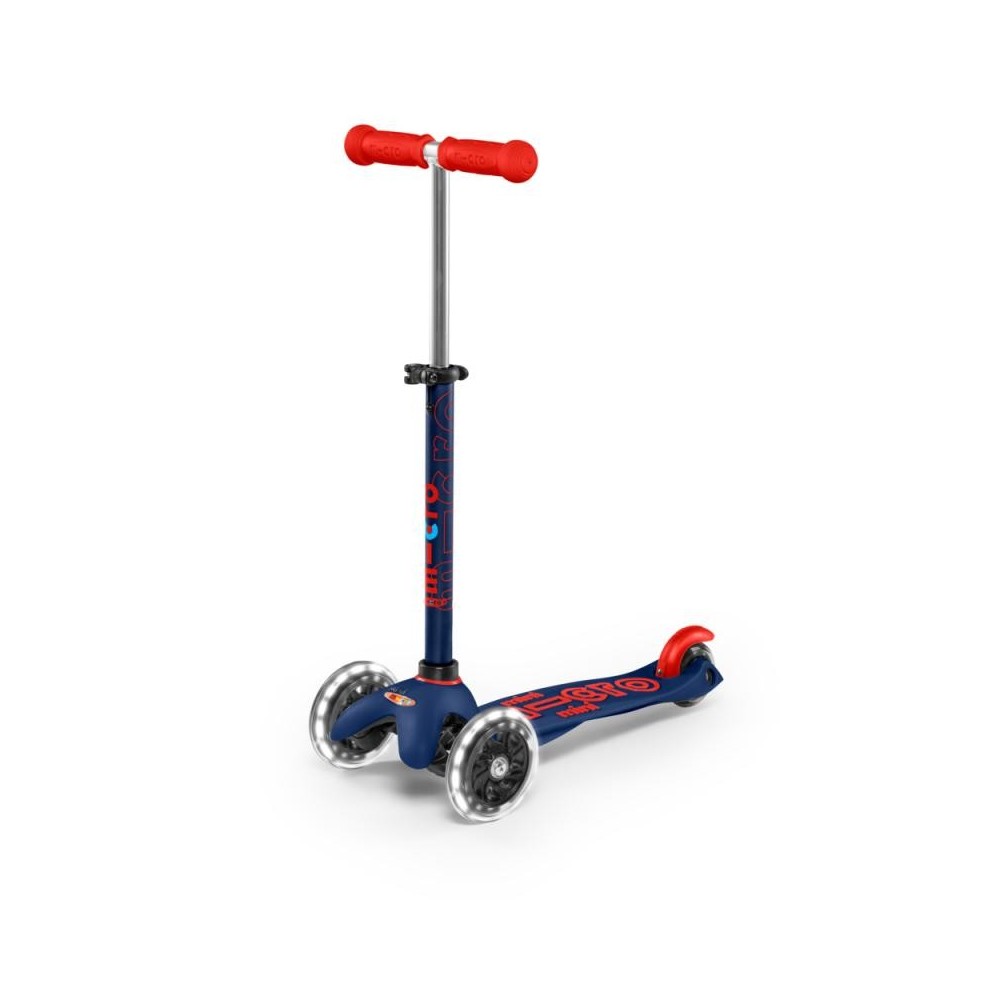 MINI MICRO DELUXE LED PATINETA RED