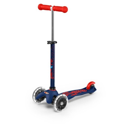 MINI MICRO DELUXE LED PATINETA RED
