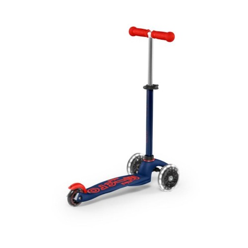 MINI MICRO DELUXE LED PATINETA RED