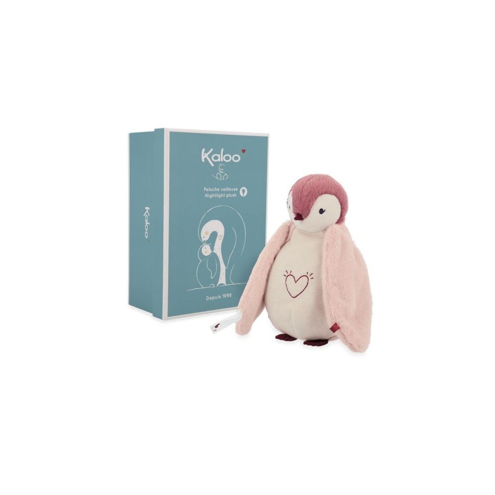 LUZ NOCTURNA PINGUINO ROSA