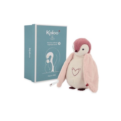 LUZ NOCTURNA PINGUINO ROSA