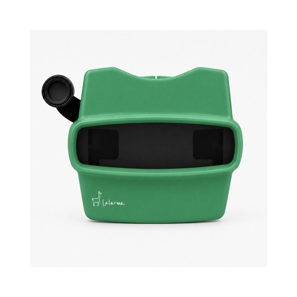 VISOR 3D RETRO VERDE 2