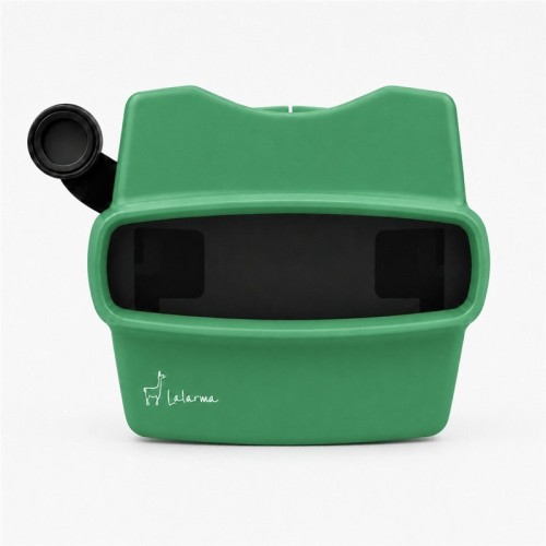 VISOR 3D RETRO VERDE