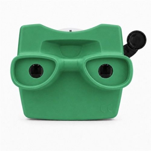 VISOR 3D RETRO VERDE