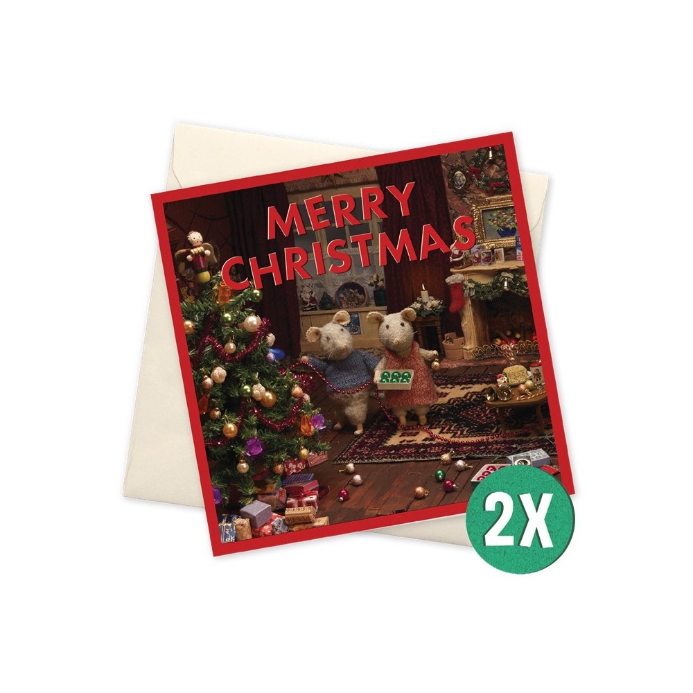 SET 10 TARJETAS NAVIDAD