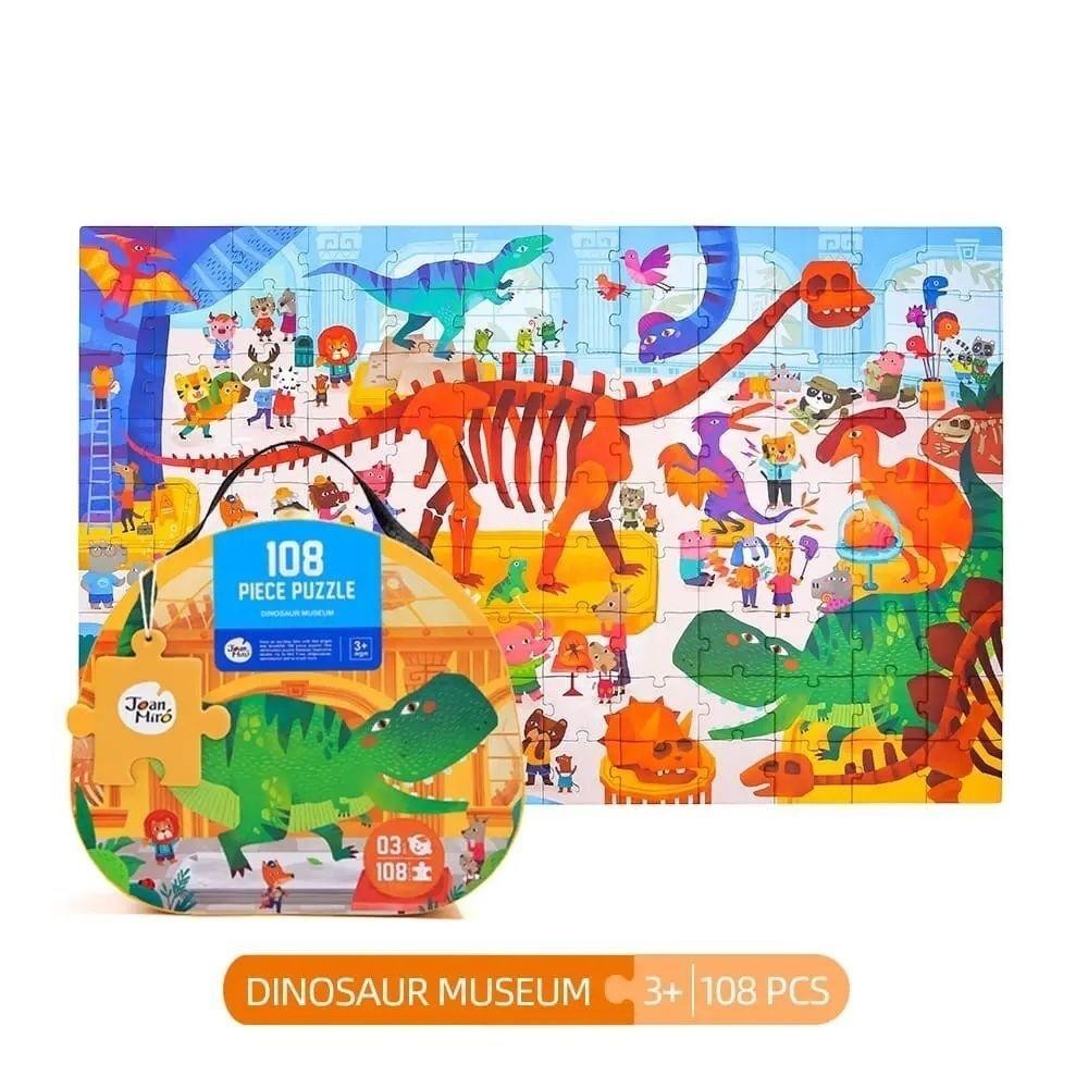 MALETIN PUZ 108 PC DINOS 2