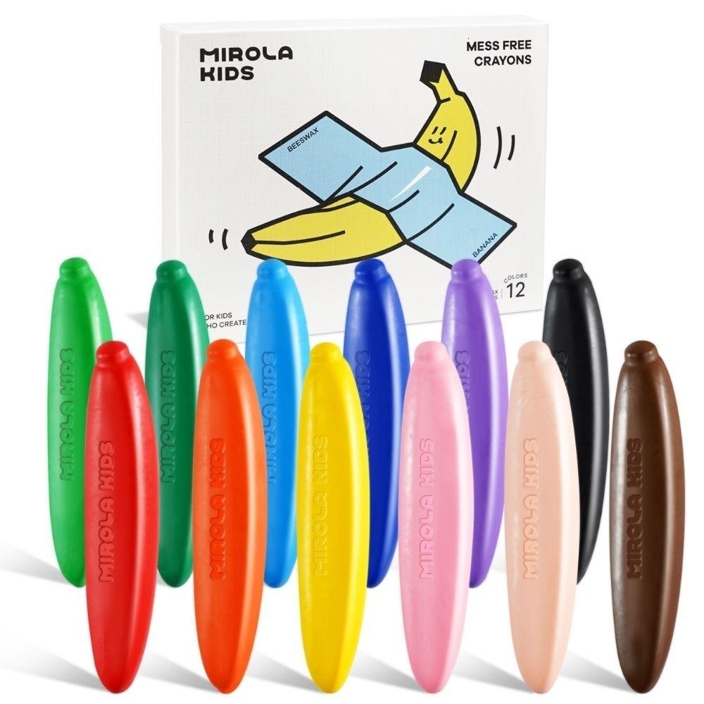 CRAYONES BANANA DE CERA ABE 12