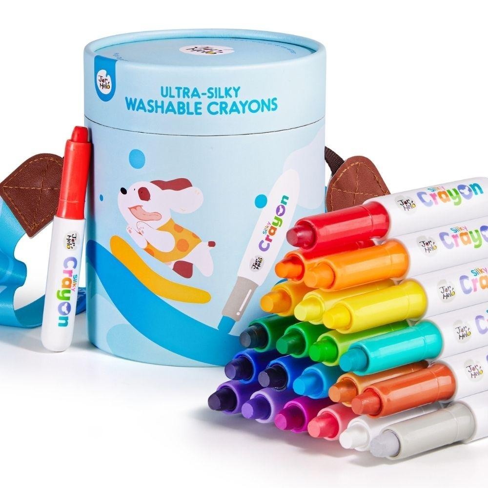 CRAYÓN ULTRA SUAVE LAVABLE (24 UN )