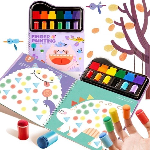 LIBRO CREATIVO  PINTURA FINGER