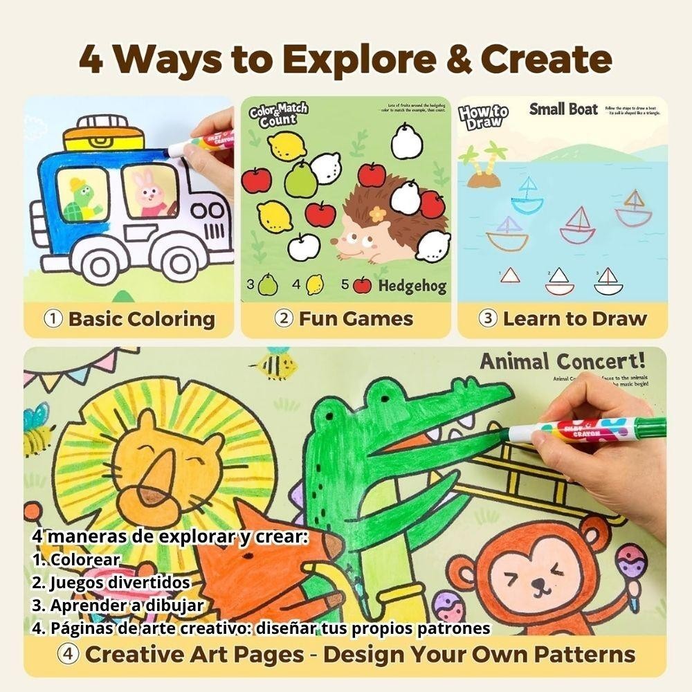 SET 2 LIBROS ACTIVITY PLAY&LEARN ANIMALES Y VEHICULOS