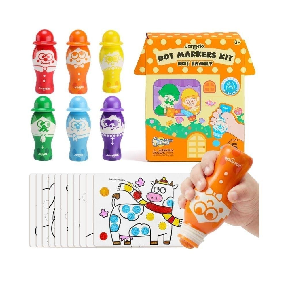 SET CREATIVO 6 MARCADORE DOT FAMILY