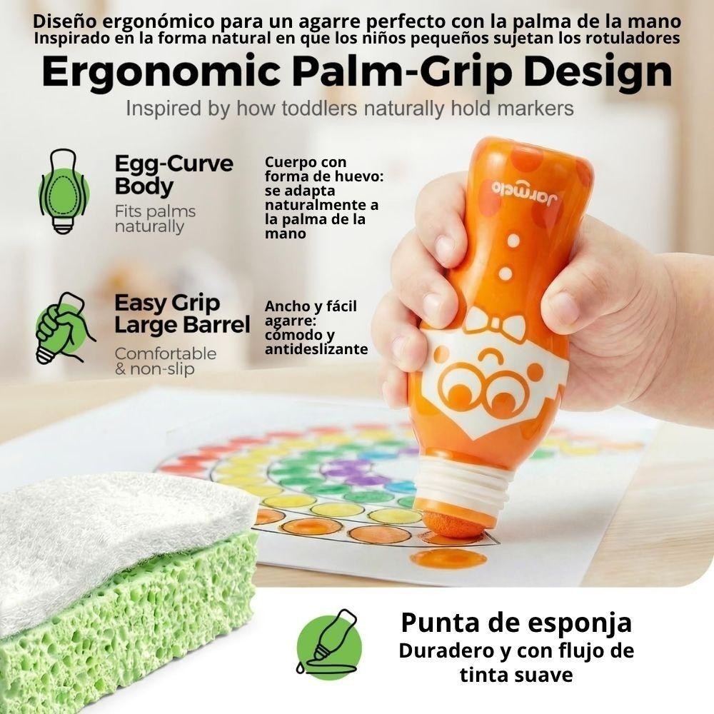 SET CREATIVO 6 MARCADORE DOT FAMILY
