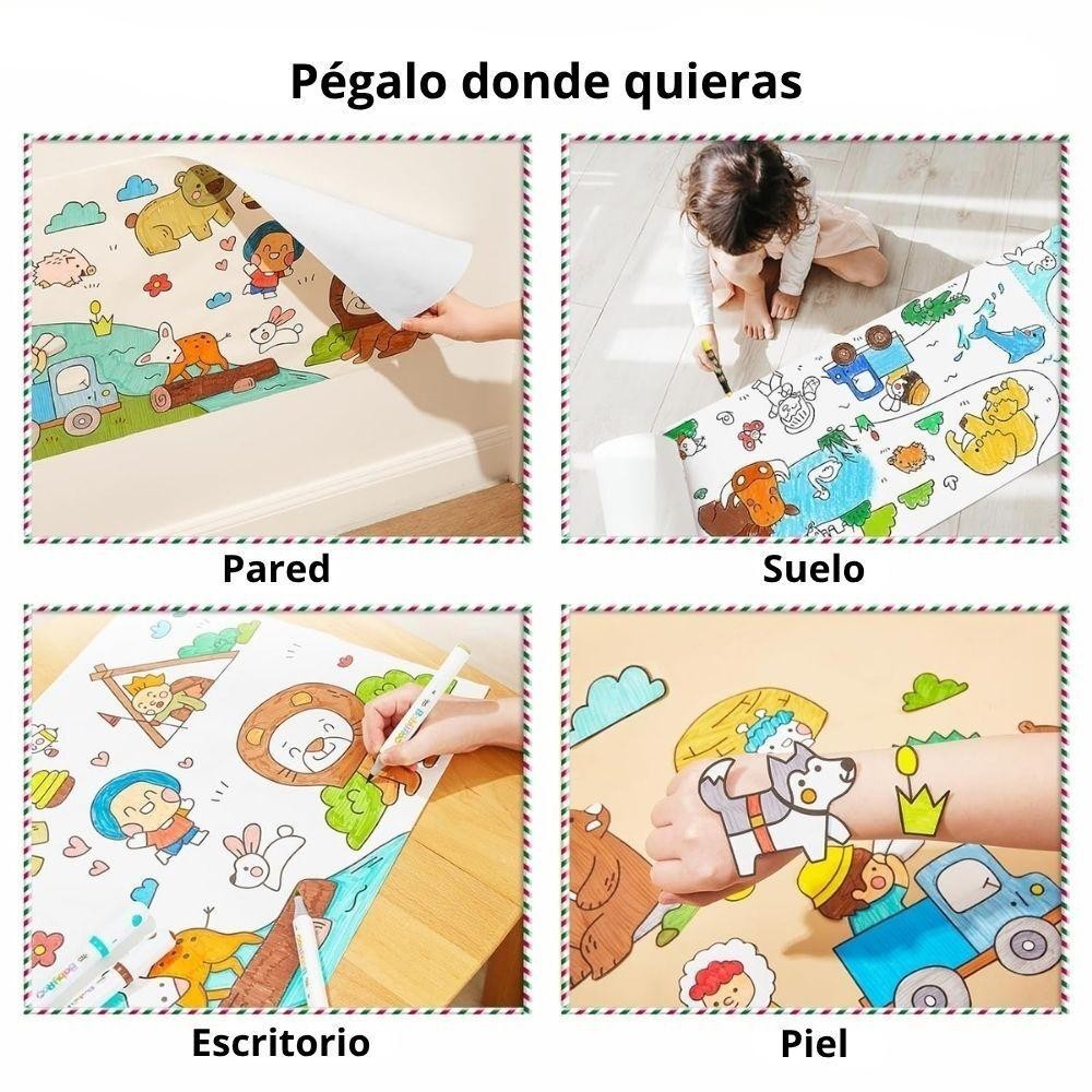 PAPEL ADHESIVO TAMIZADO ANIMAL STORIES