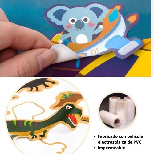 LIB PEGATINAS REUTI ANIMAL PLA UN