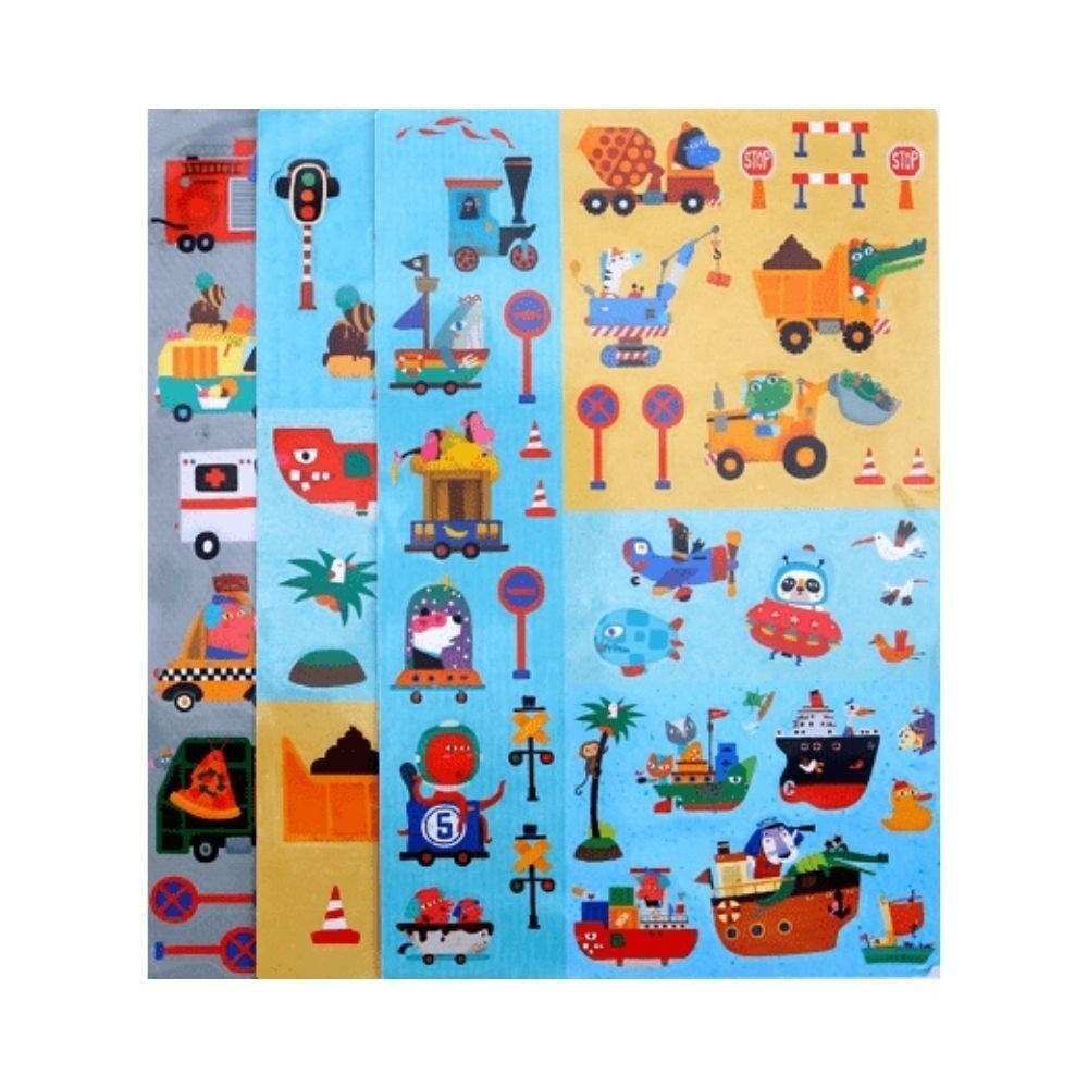 LIBRO PEGATINAS REUTILIZABLES UN