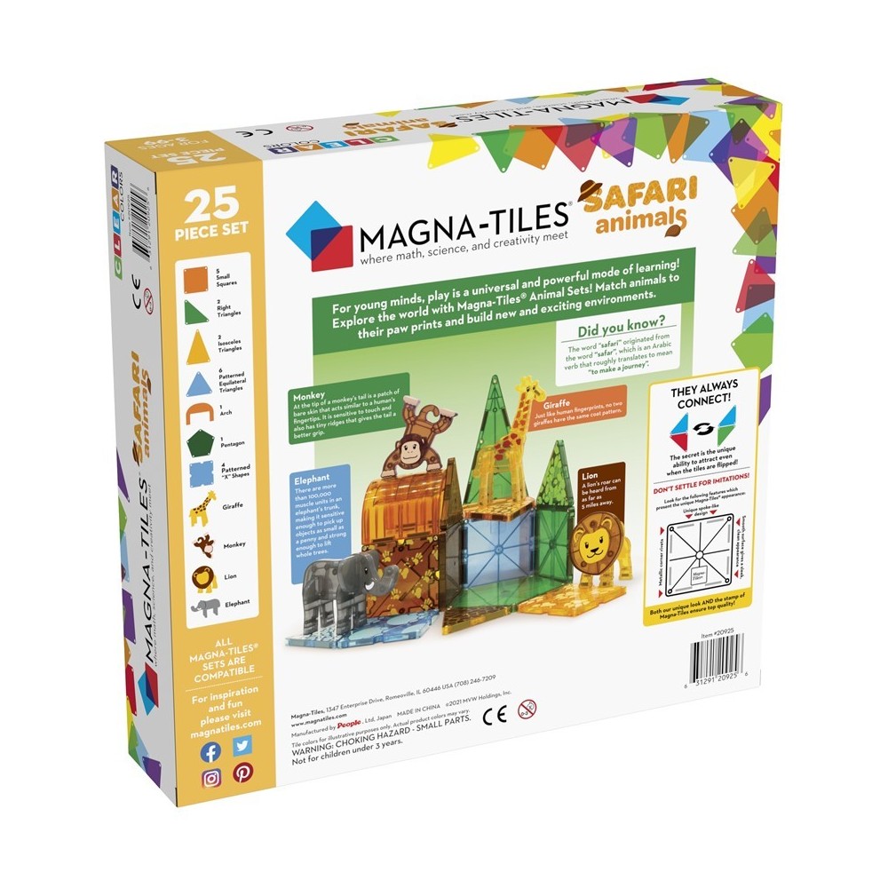 SAFARI ANIMALS SET 25 PCS 2