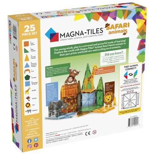 SAFARI ANIMALS SET 25 PCS