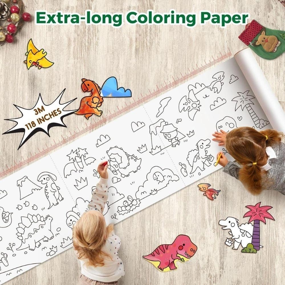 PAPEL ADHESIVO TEMATIZADO DINO