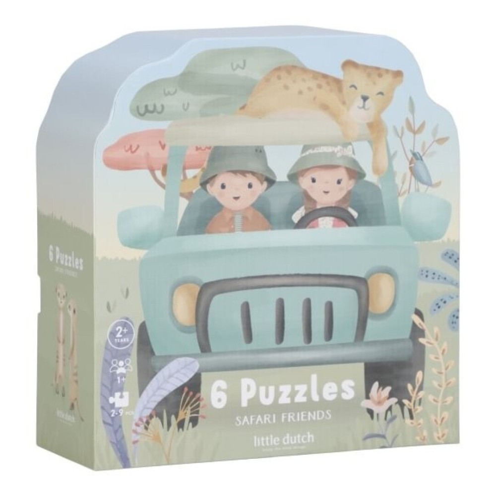 PUZLE 6 EN 1  SAFARI FRIENDS