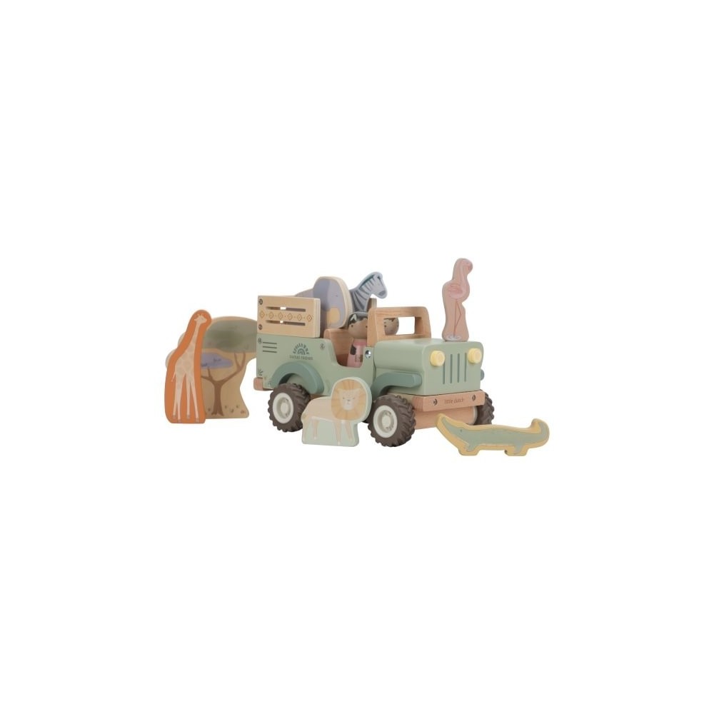 COCHE SAFARI CON ANIMALES FSC