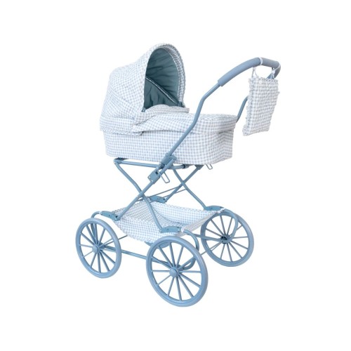 CARRITO PARA MUÑECAS VICHY BLUE