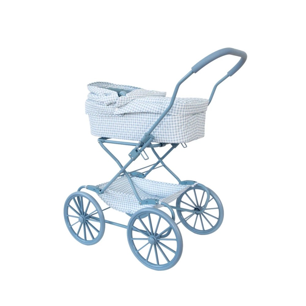 CARRITO PARA MUÑECAS VICHY BLUE