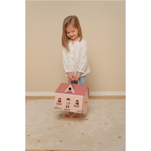 CASA DE MUÑECAS MADERA PORTABL