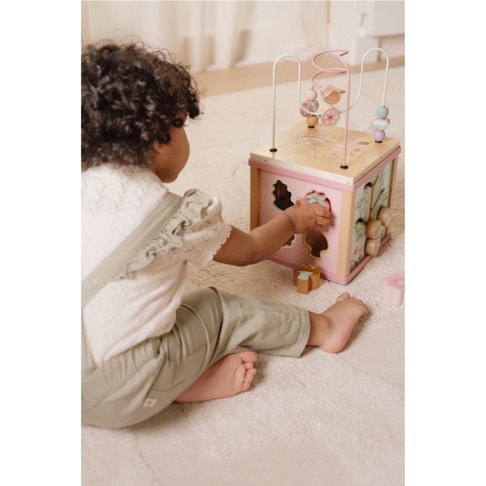 CUBO DE ACTIVIDAD FAIRY GARDEN ROSA