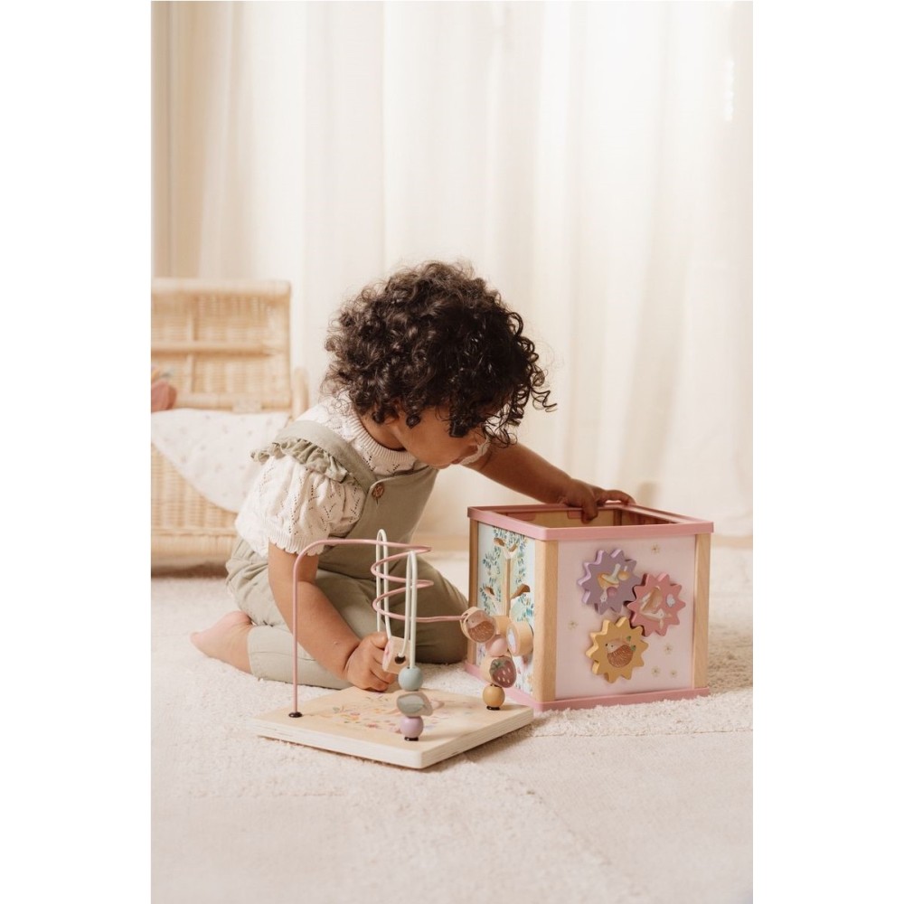 CUBO DE ACTIVIDAD FAIRY GARDEN ROSA