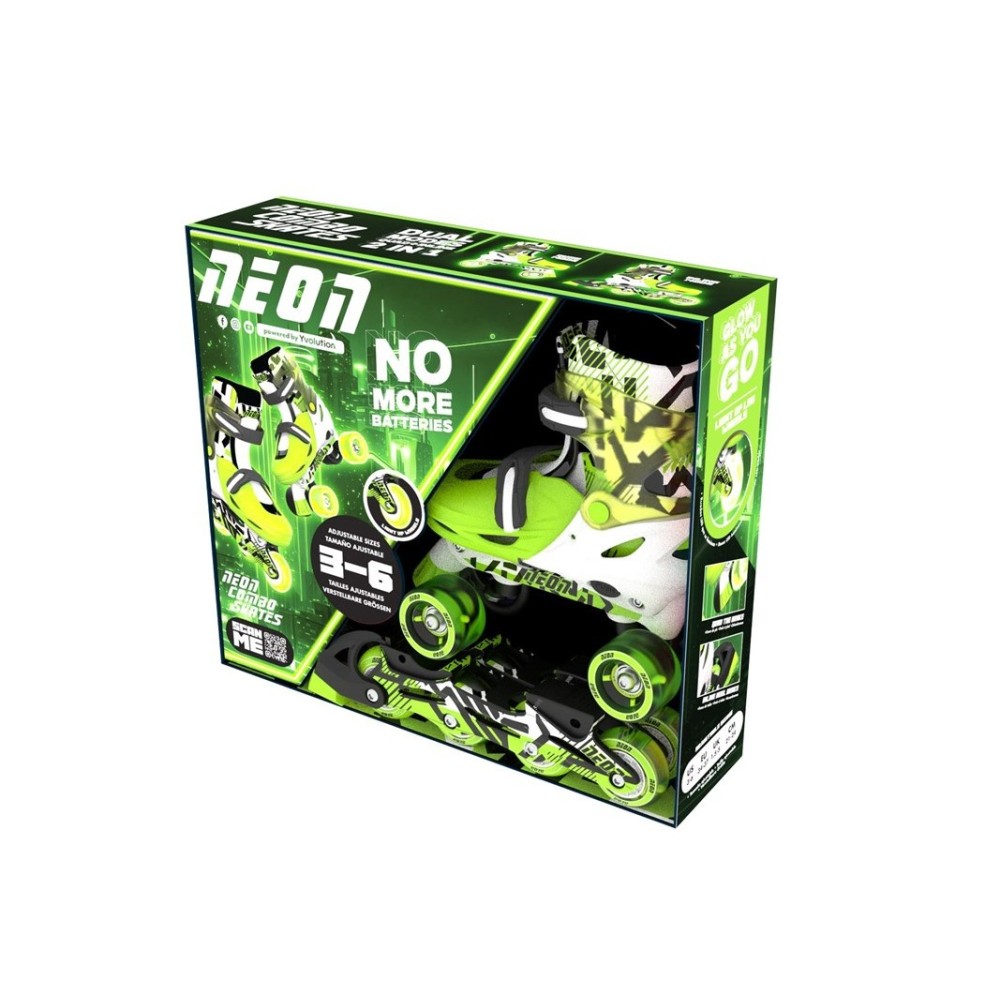 PATINES COMBO NEON GOT 34-37 VERDE