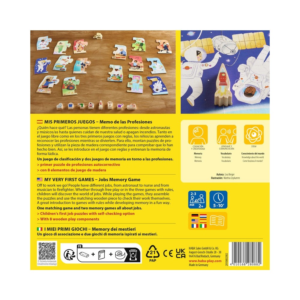 MI PRIMER JUEGO:MEMO PROFESION