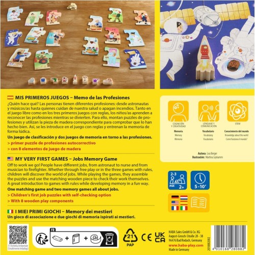 MI PRIMER JUEGO:MEMO PROFESION