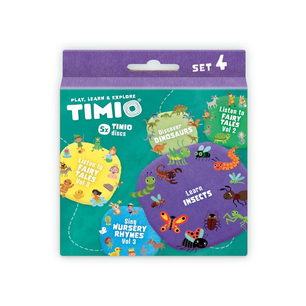 TIMIO SET 4 DE 5 DISCOS