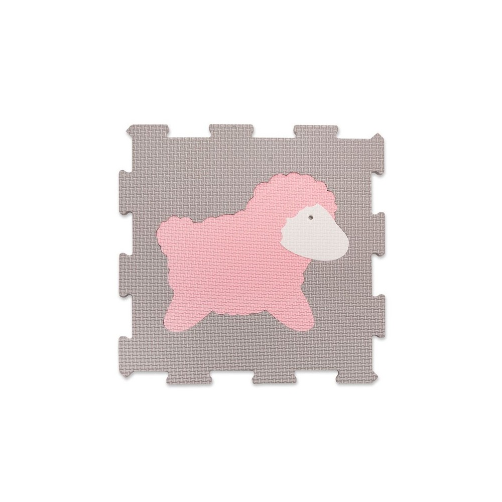 ALFOMBRA PUZLE GRANJA 120X90 GRIS