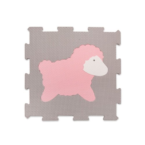 ALFOMBRA PUZLE GRANJA 120X90 GRIS