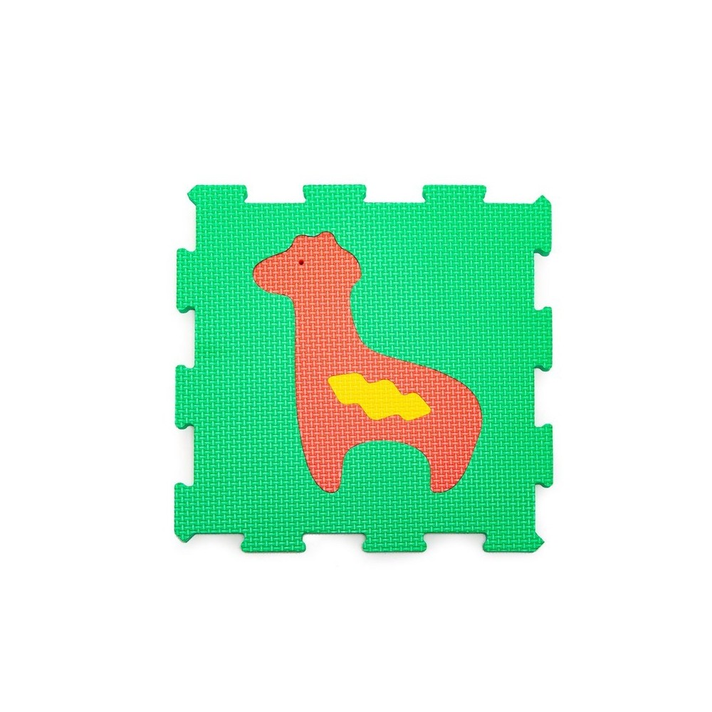 ALFOMBRA PUZLE SAFARI 120X90 VERDE